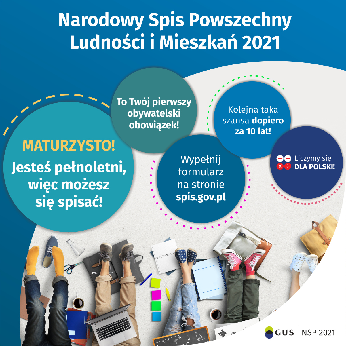 Maturzysto! Weź udział w Narodowym Spisie Powszechnym Ludności i Mieszkań
