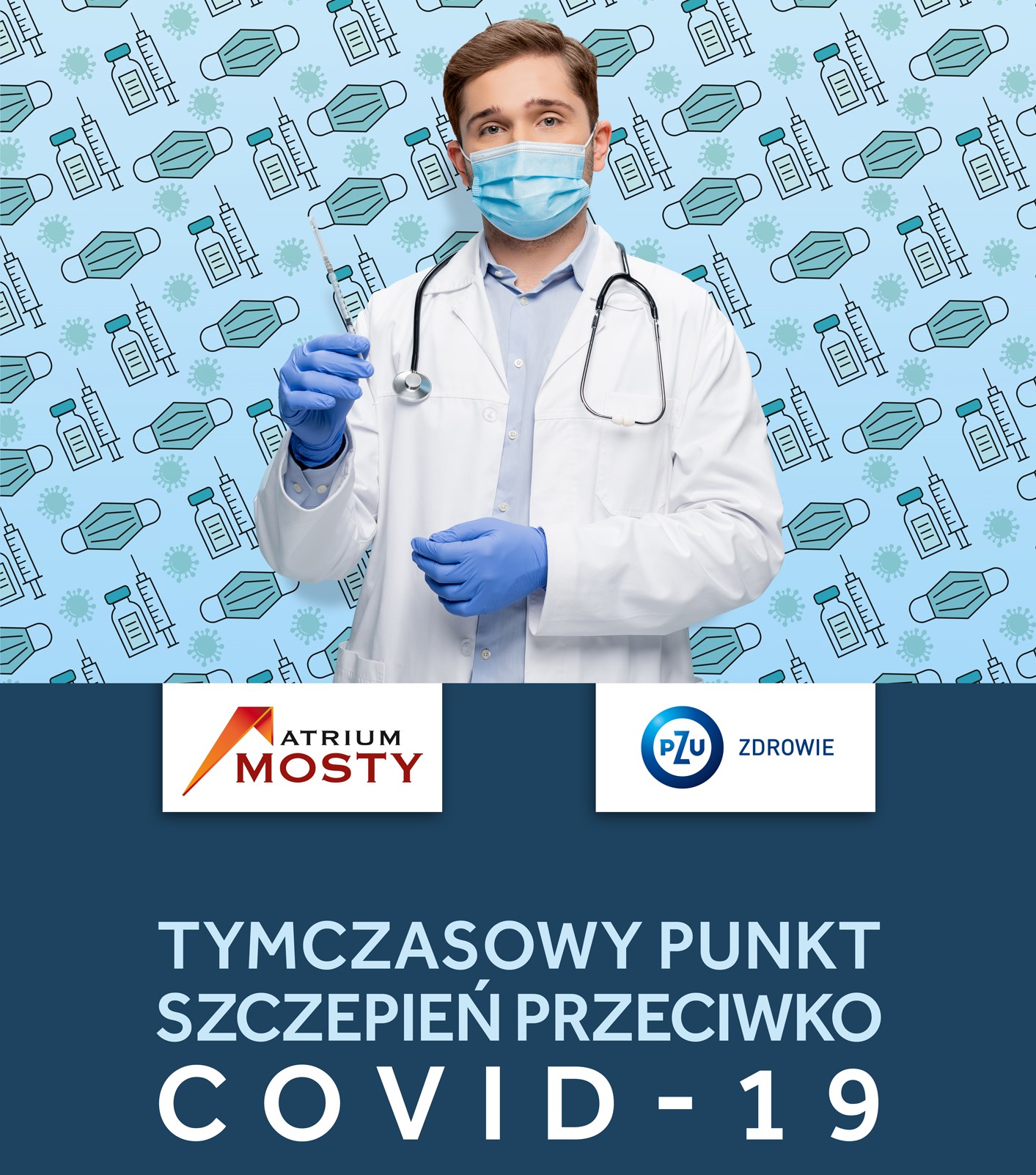 Szczepienia przeciw COVID-19 w Atrium Mosty w Płocku