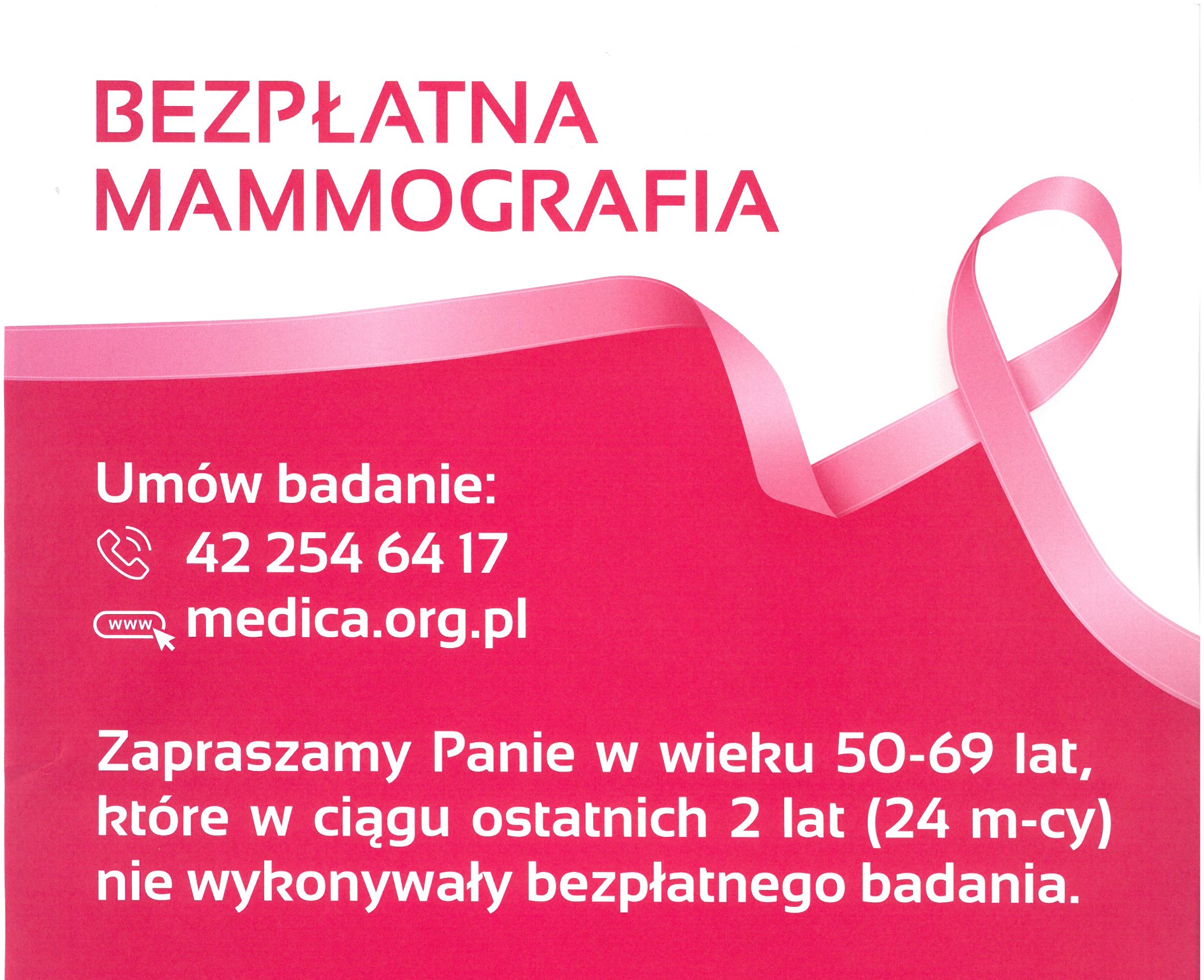 Bezpłatna mammografia