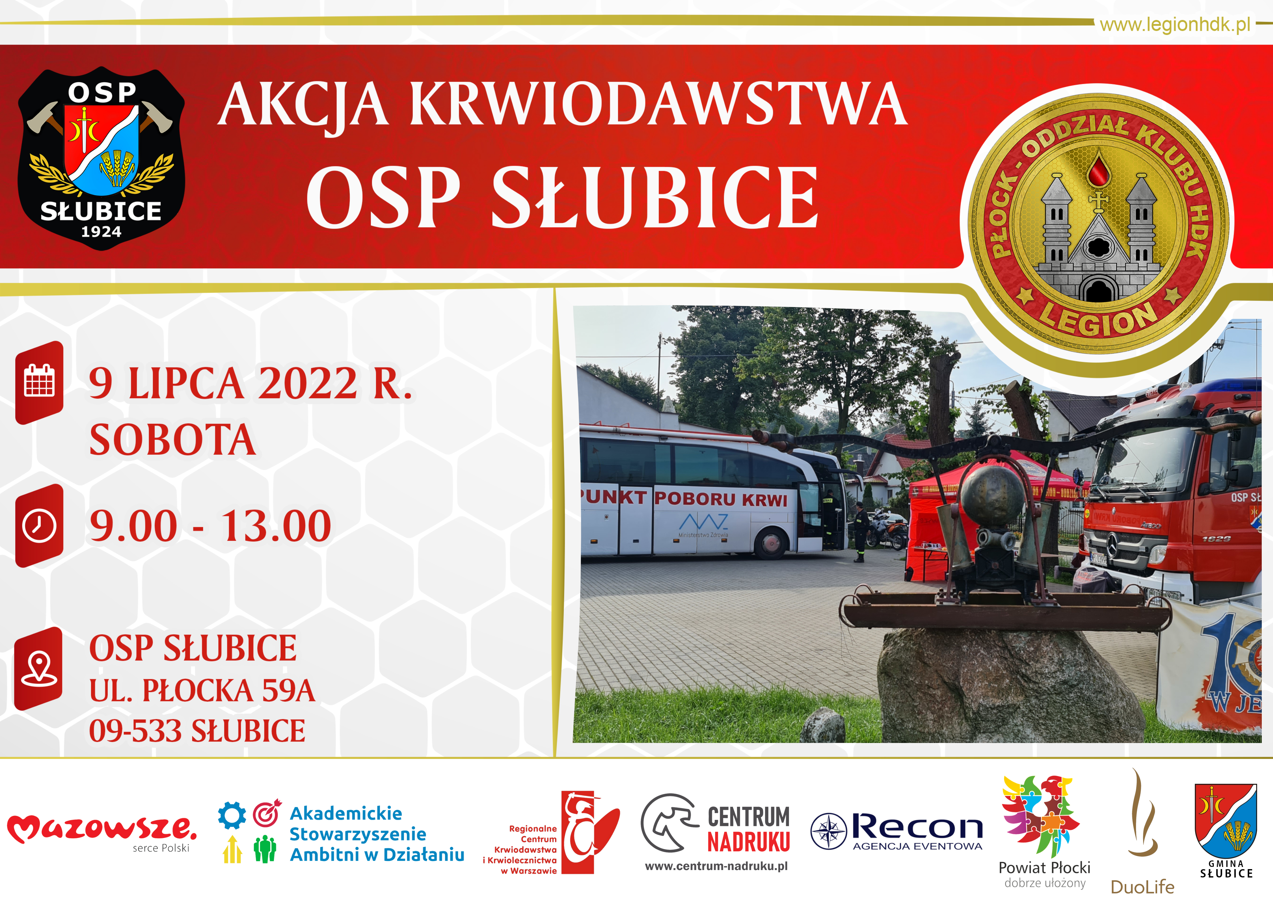 Akcja krwiodawstwa - OSP Słubice