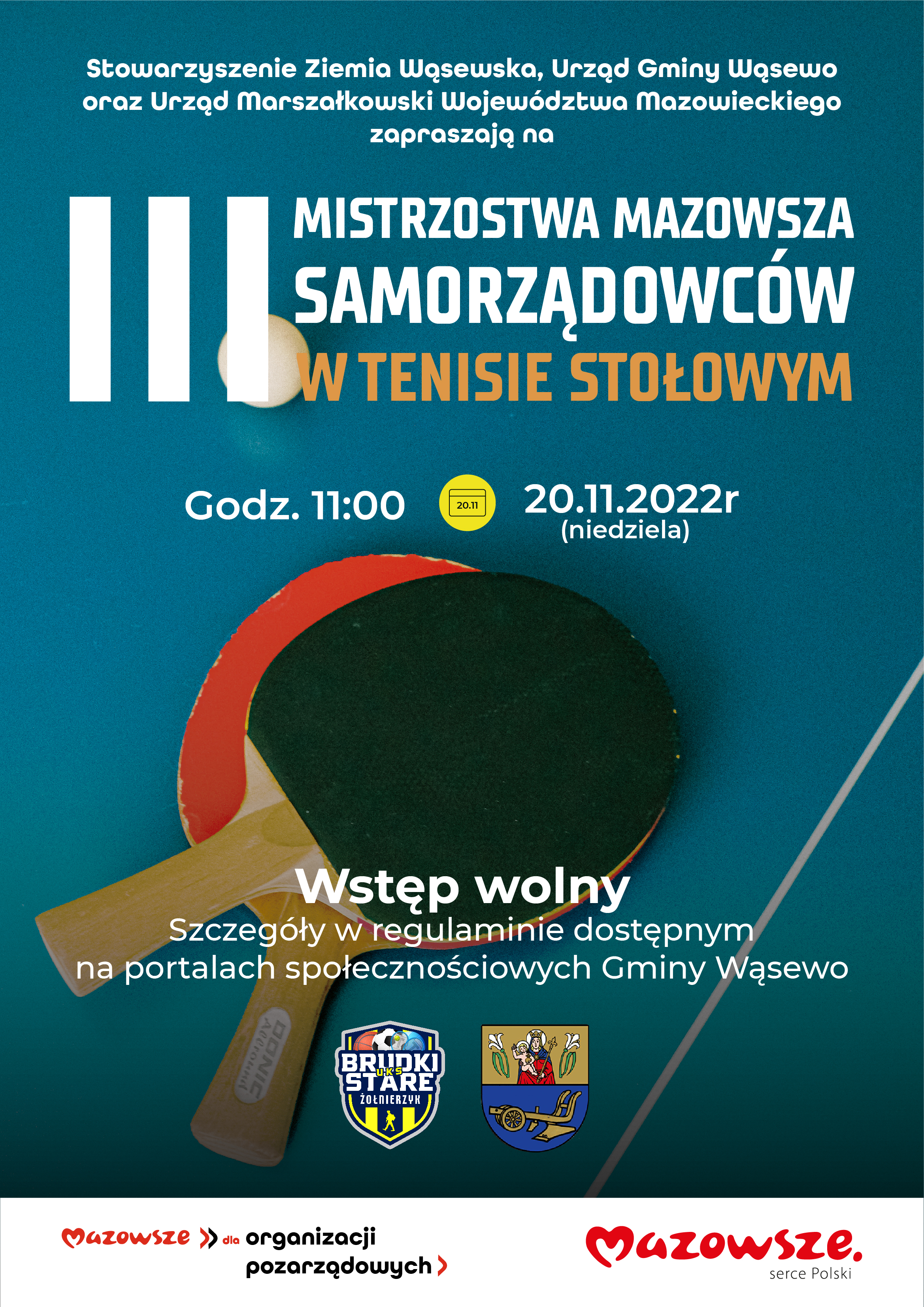 III Mistrzostwa Mazowsza Samorządowców w Tenisie Stołowym