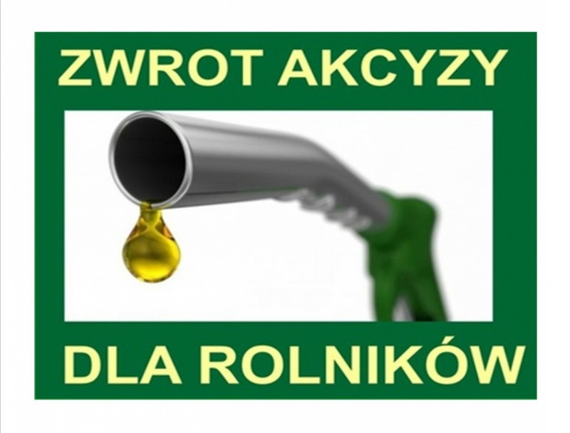 Zwrot podatku akcyzowego zawartego w cenie oleju napędowego wykorzystanego do produkcji rolnej