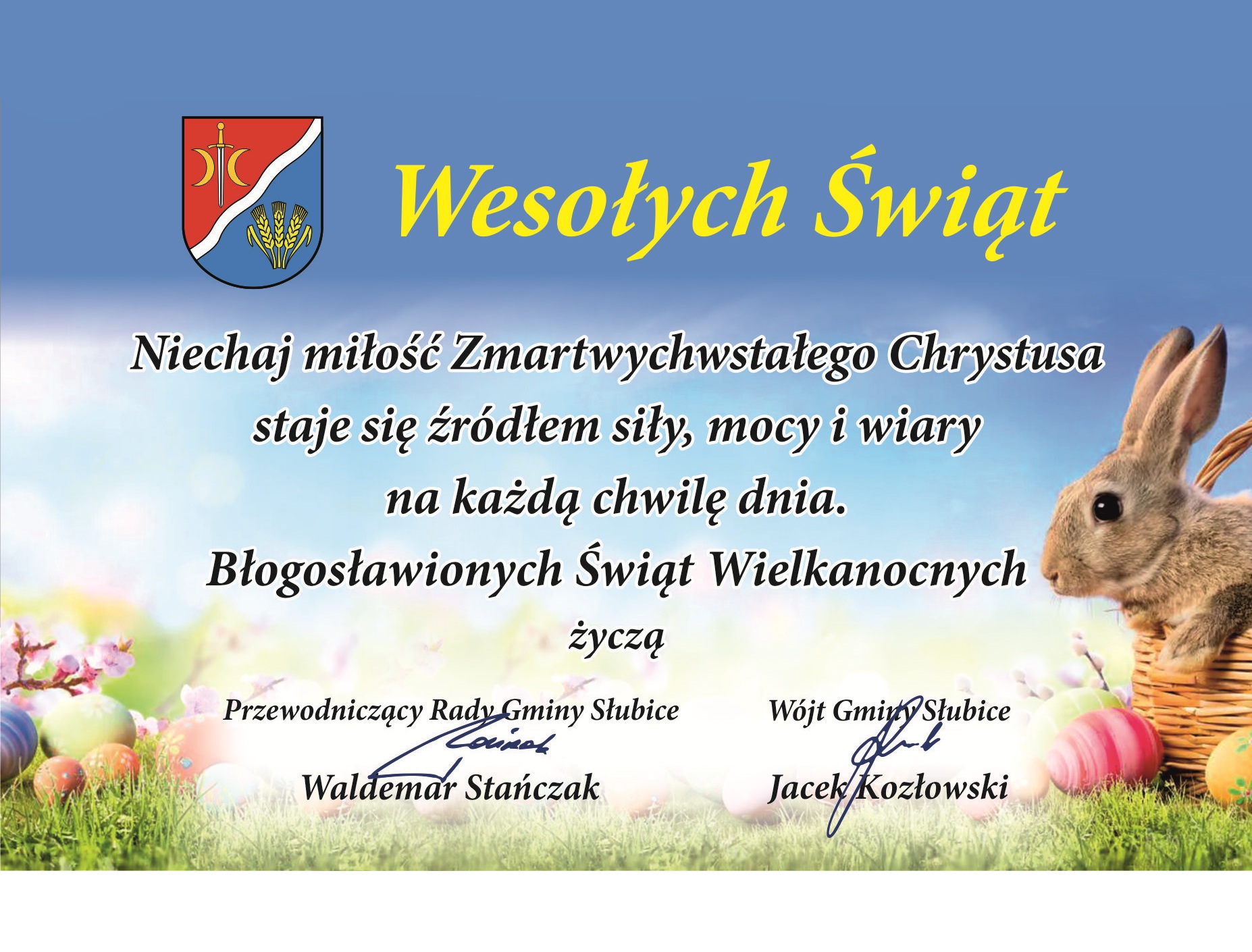 ŻYCZENIA WIELKANOCNE